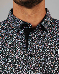 Black Stained Glass Classic Polo