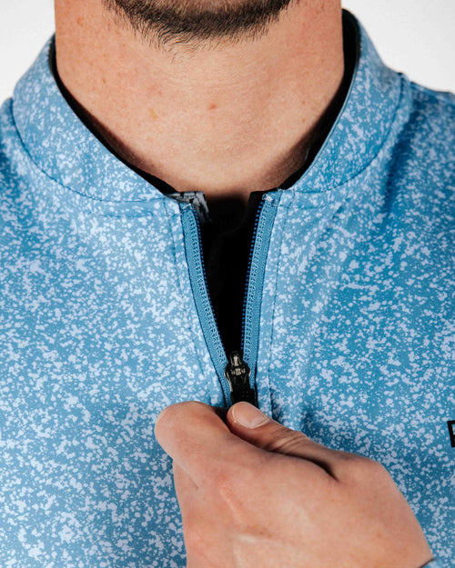 Blue Static Blade Quarter Zip
