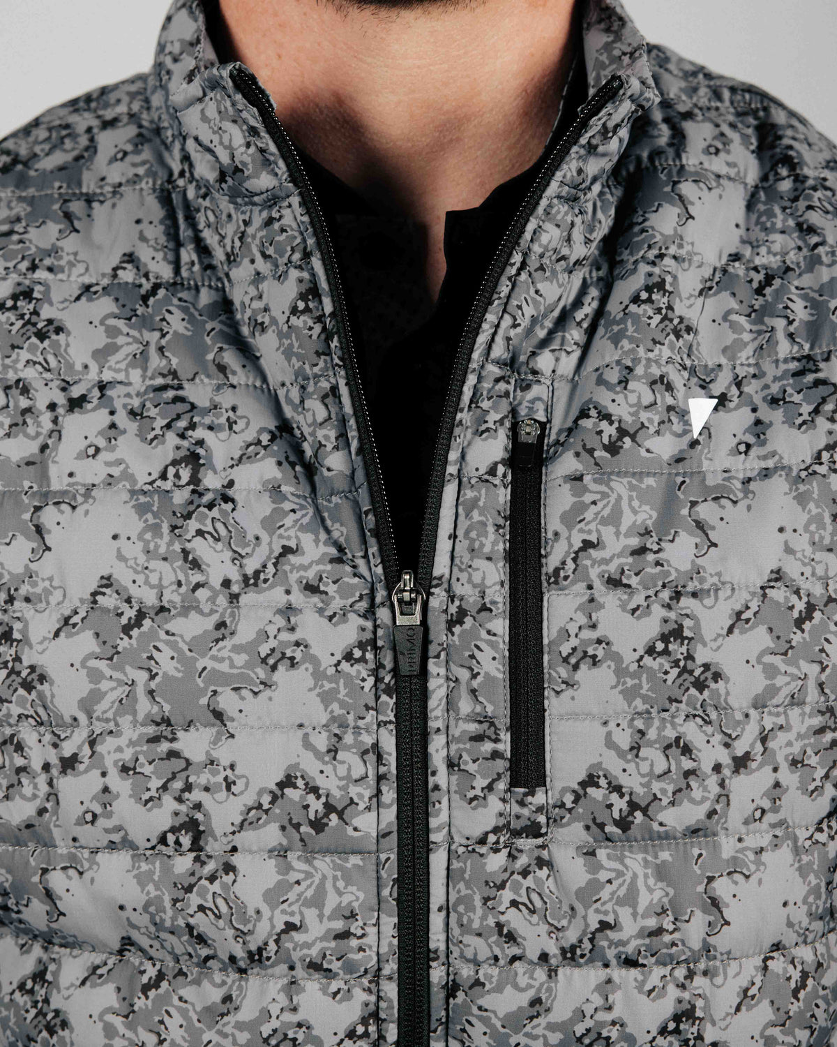 Marble Puff Vest