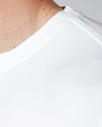 Men's White Golf Crew Neck