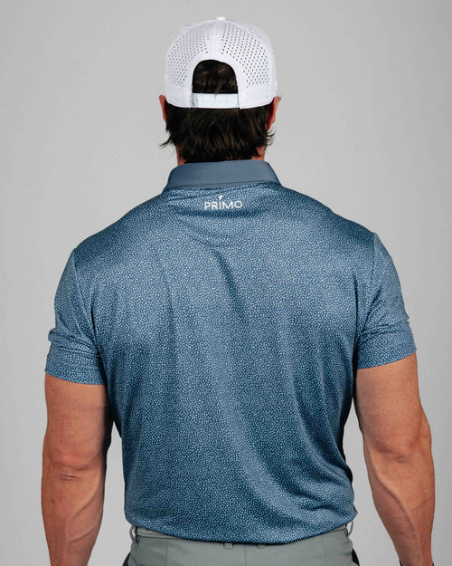 Dusty Blue Pebble Classic Polo