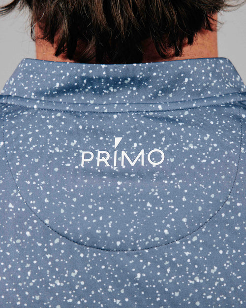 Dusty Blue Speckle Blade Polo