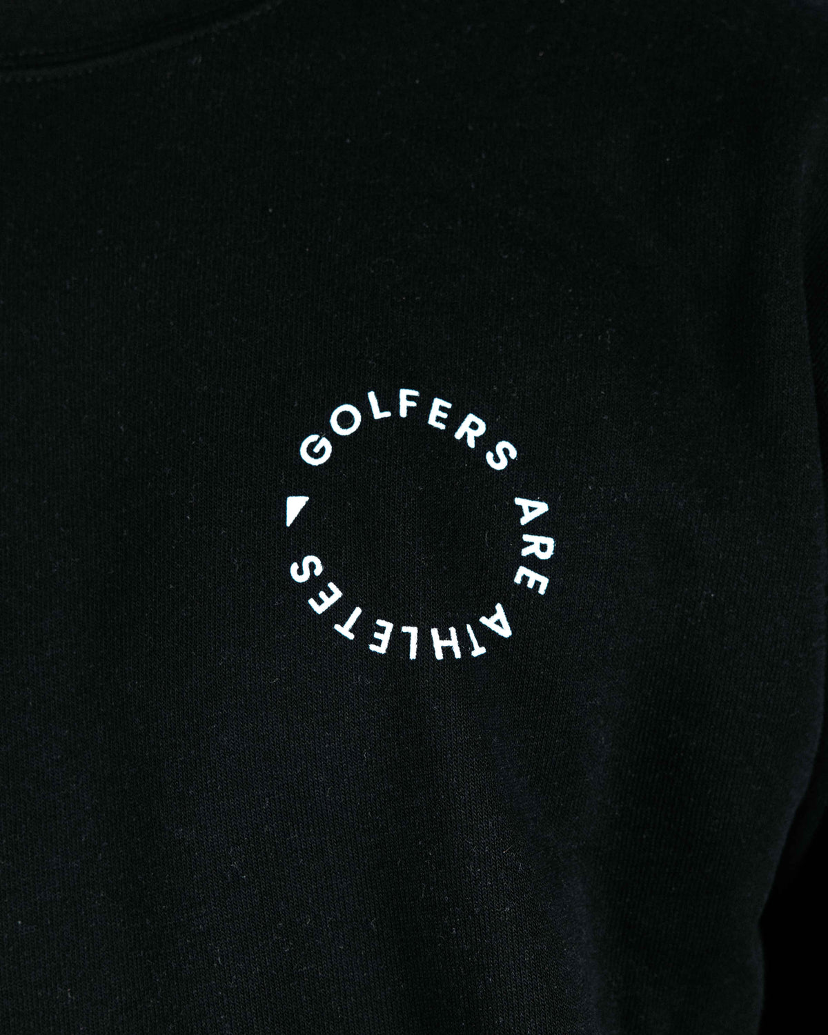 Golfers Are Athletes - Black Crew Neck
