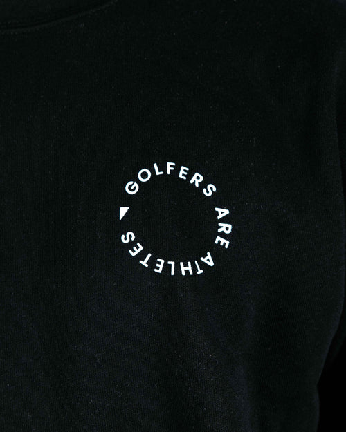 Golfers Are Athletes - Black Crew Neck