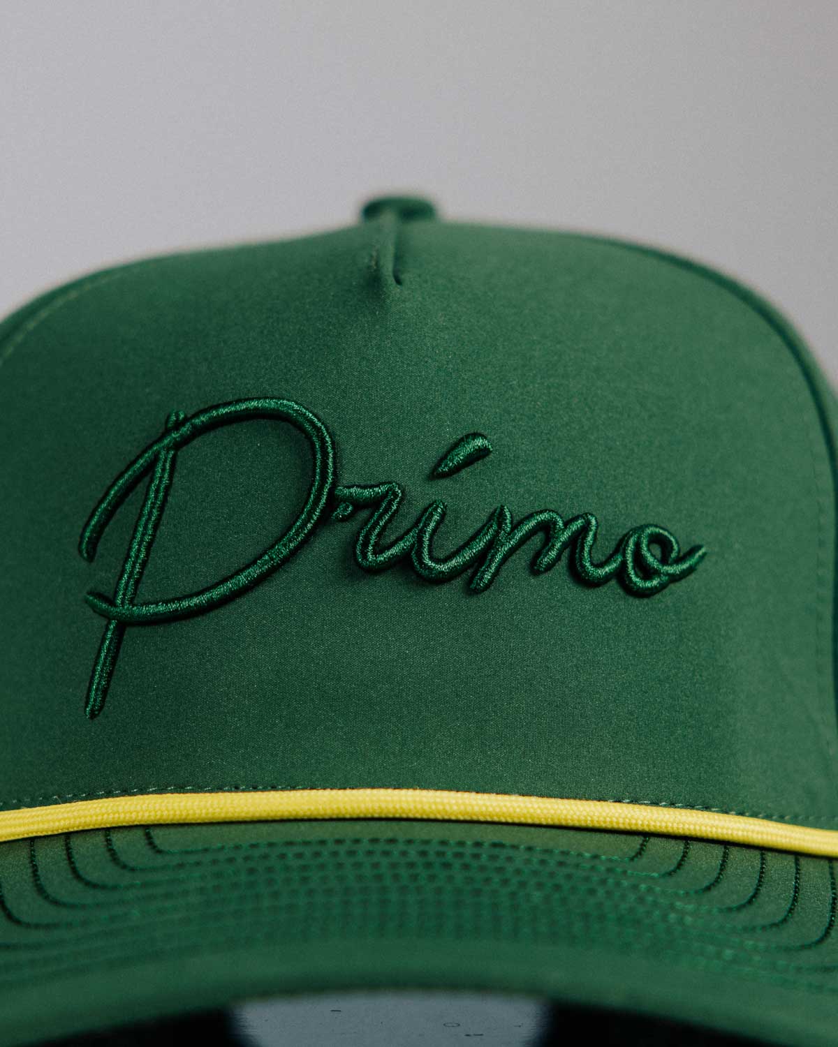 Green Monochrome Cursive Hat