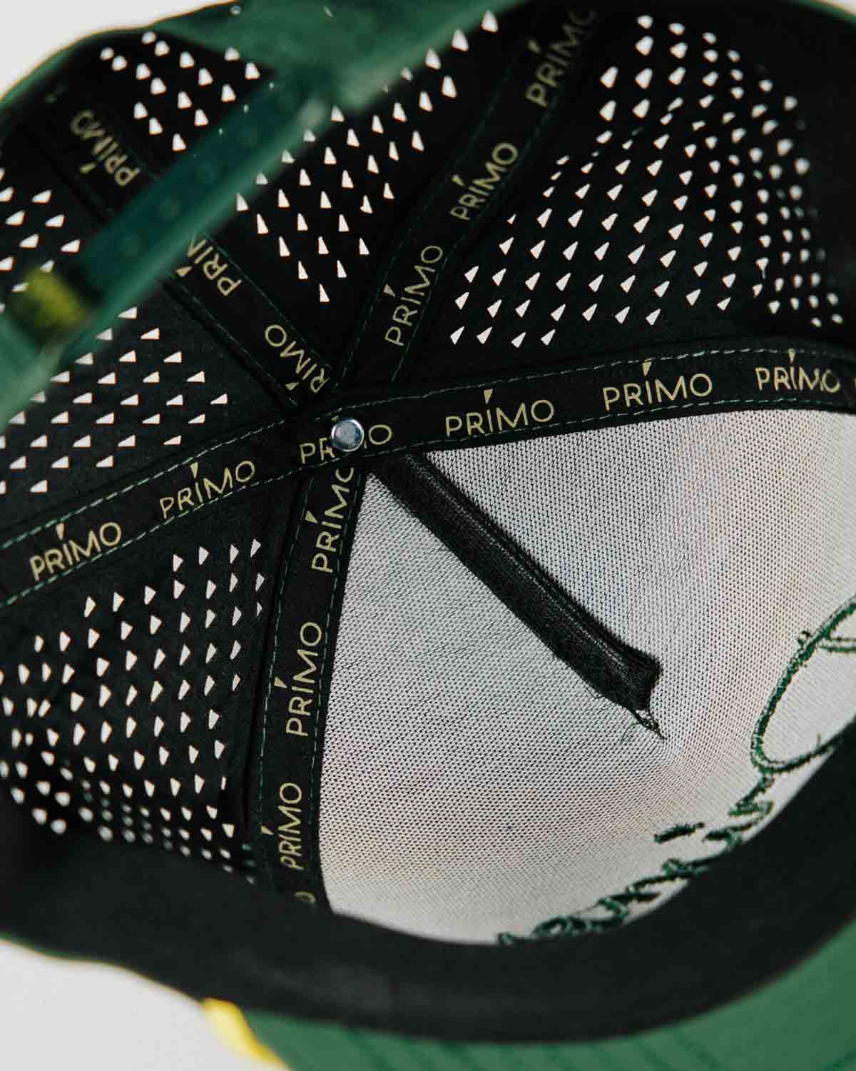 Green Monochrome Cursive Hat