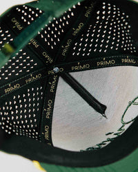 Green Monochrome Cursive Hat