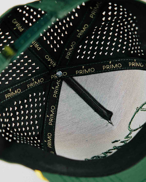 Green Monochrome Cursive Hat