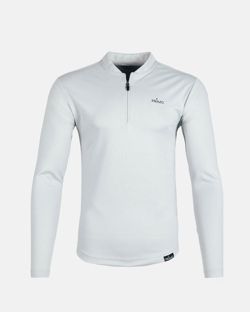 Light Gray Blade Quarter Zip