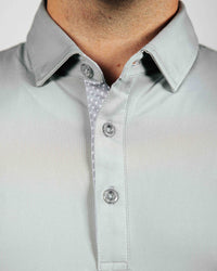 Light Gray Long Sleeve Classic Polo