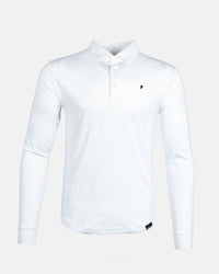 White Long Sleeve Classic Polo