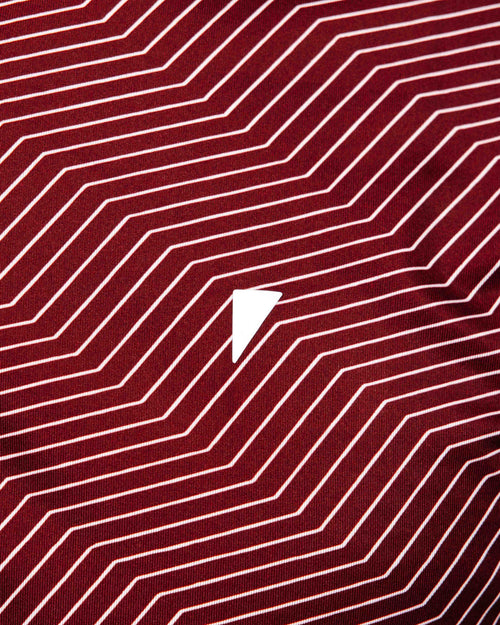 Maroon Chevron Blade Polo