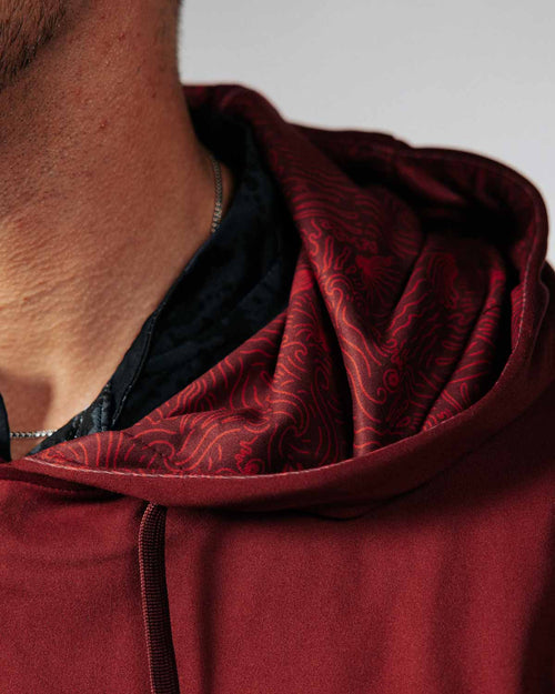 Maroon Ocean Spray Golf Hoodie