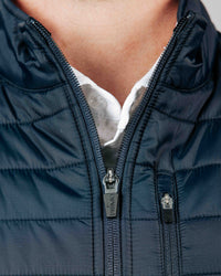 Navy Puff Vest