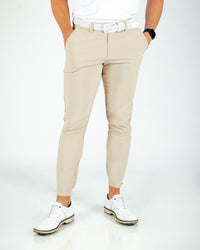 Men's Light Khaki Golf Jogger