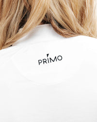 Women's White Crop Quarterzip