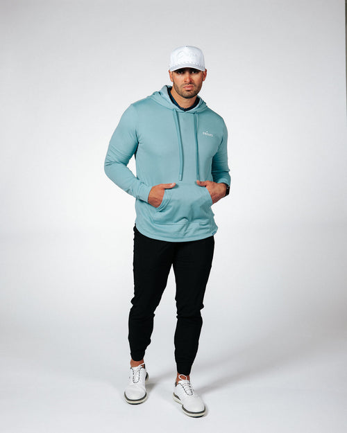 Storm Blue Pebble Golf Hoodie