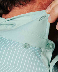 Teal Chevron Classic Polo