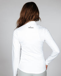 Women's White Quarterzip